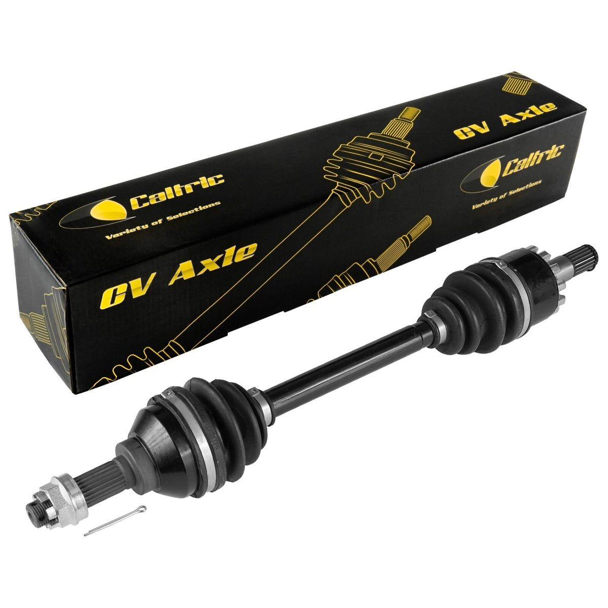 Caltric Front Left CV Joint Axle for Kawasaki Mule 2018–2022