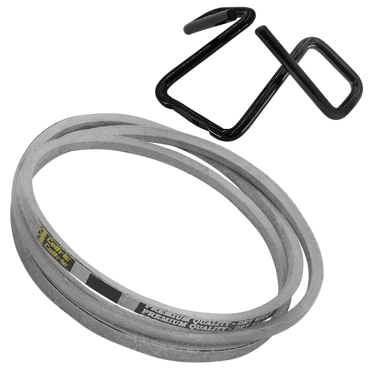 Belt with Guide for John Deere X106 X100 GX24154 M118760 UC24719 (E100)