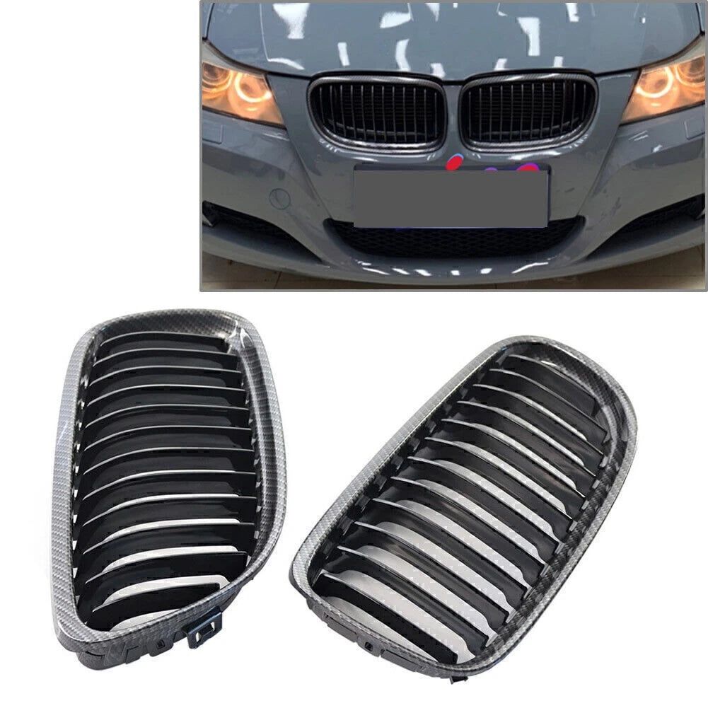 Front Kidney Grille Set for BMW E90 E91 328i 335i xDrive (2009–2011)