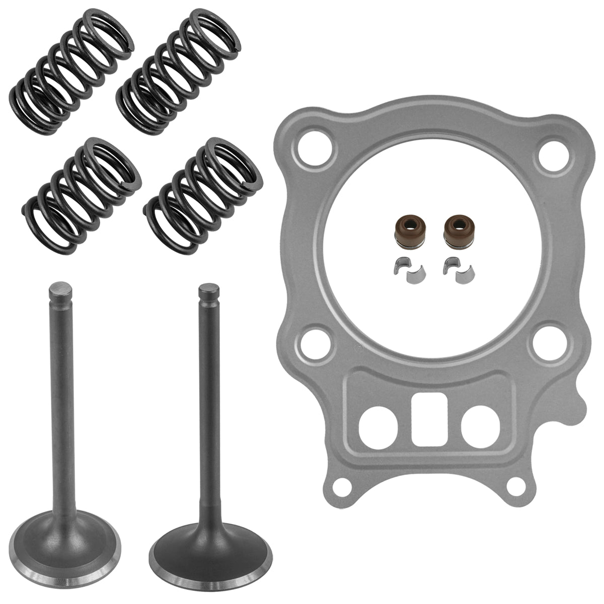 Intake Exhaust Valve Kit with Gaskets for Honda Rancher 350 (2000–2006)