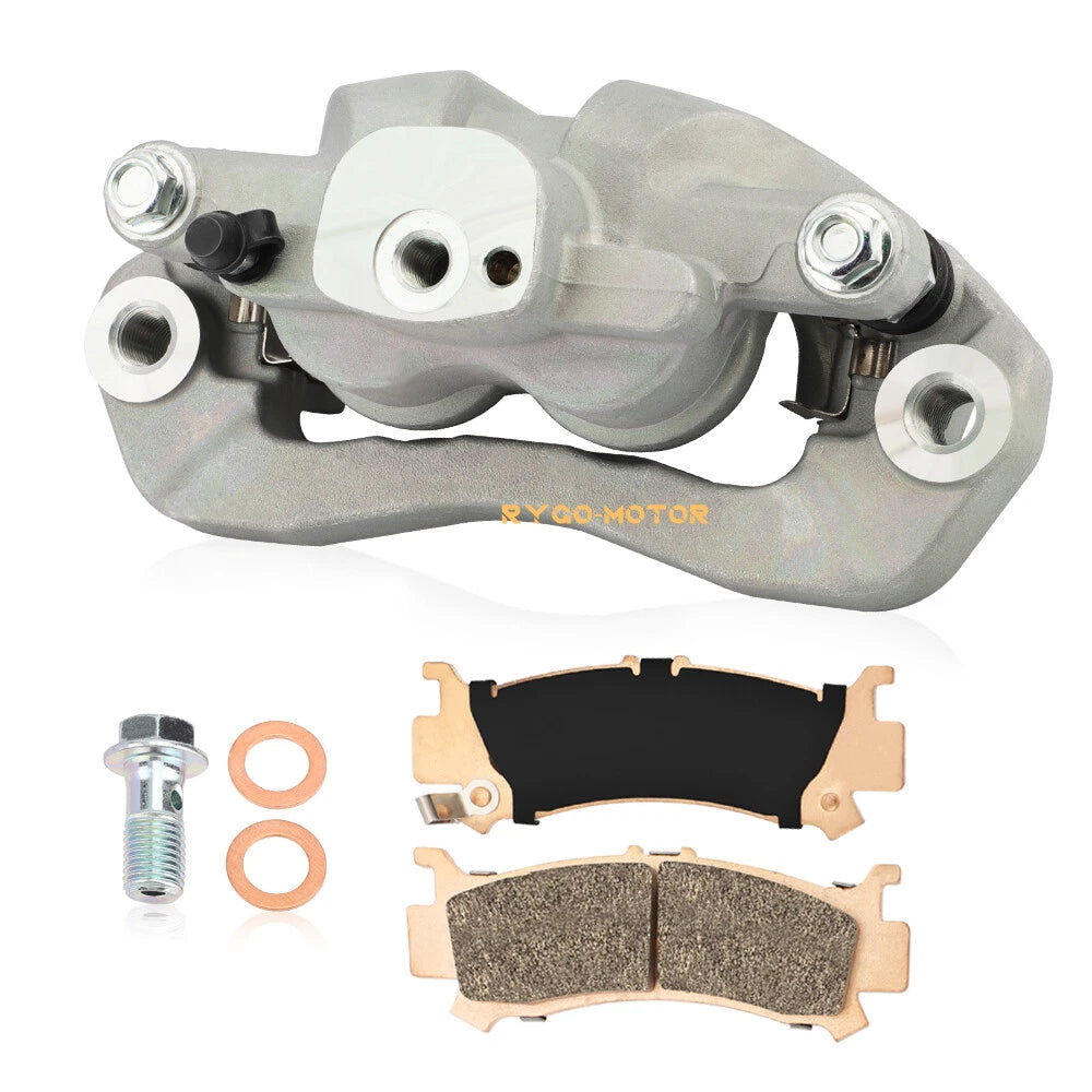 Front Left Brake Caliper w/Pads for Honda Pioneer 1000 (2016–2023)