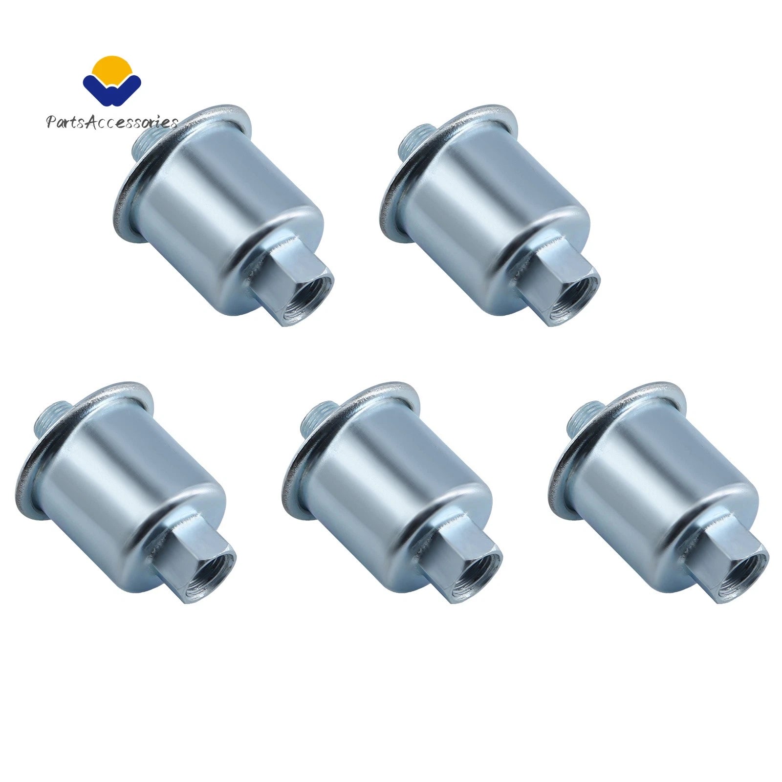 5 Metal Fuel Filters for Kohler 25 050 22-S John Deere AM116304 Stens 120-436