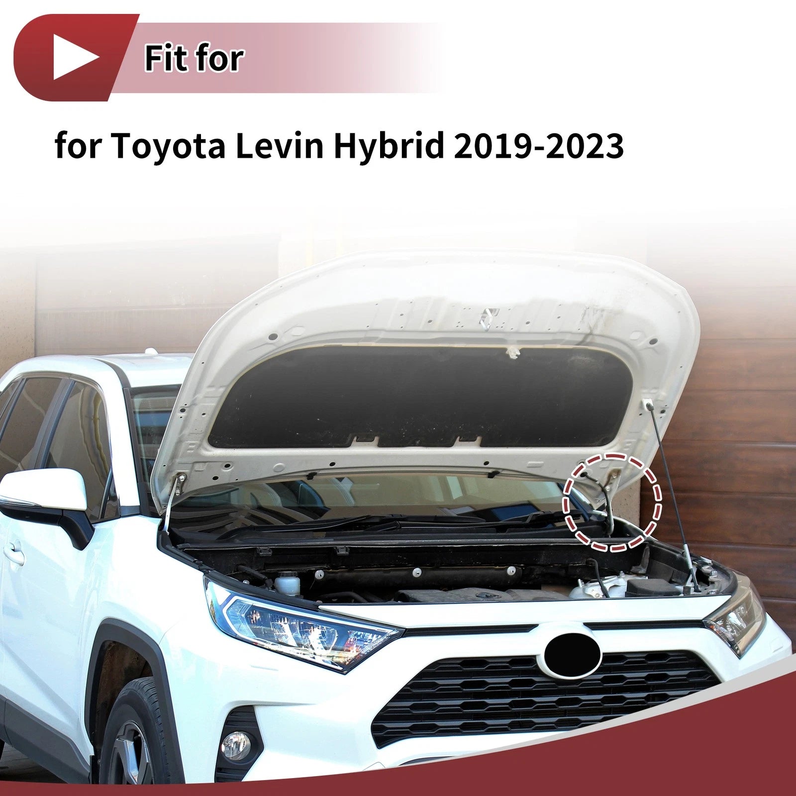 Hood Hinge Left Side OEM Replacement for Toyota Levin Hybrid (2019–2023)