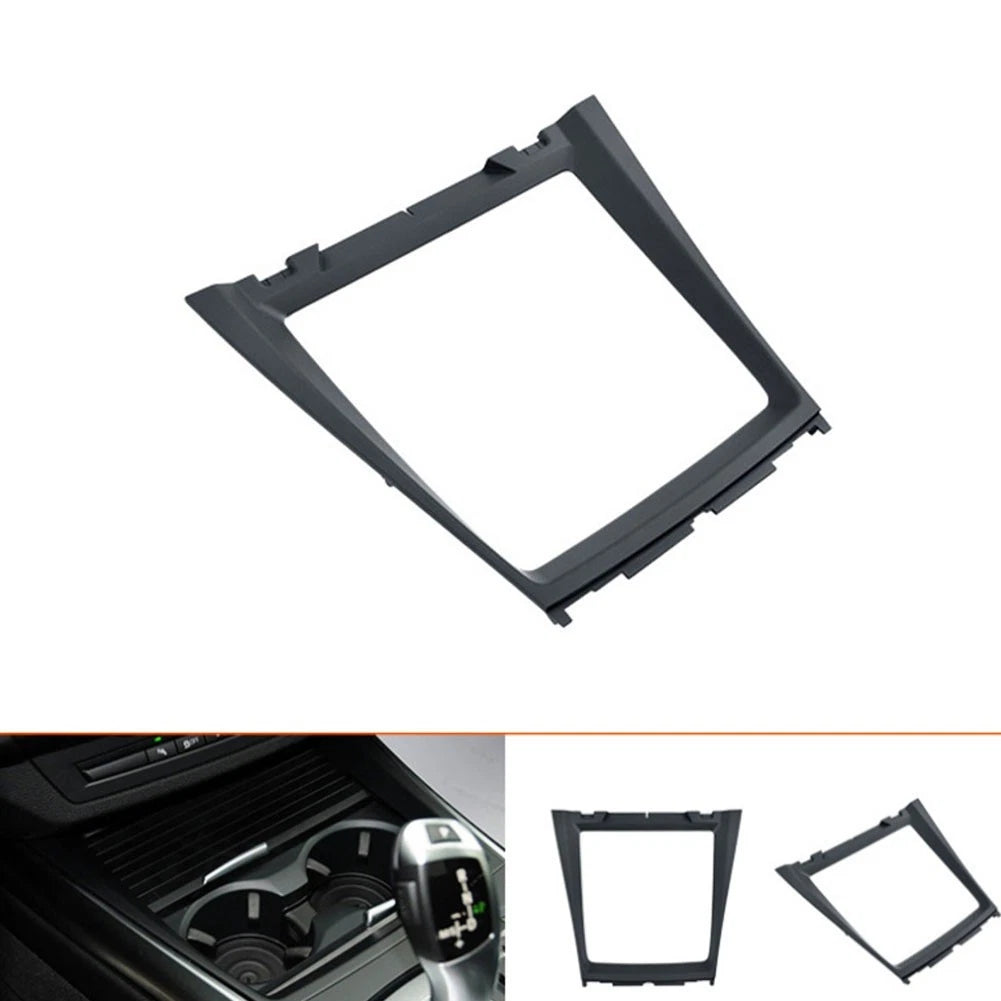 Center Console Cup Holder Outer Frame Trim for BMW E70 E71 (2007–2013)