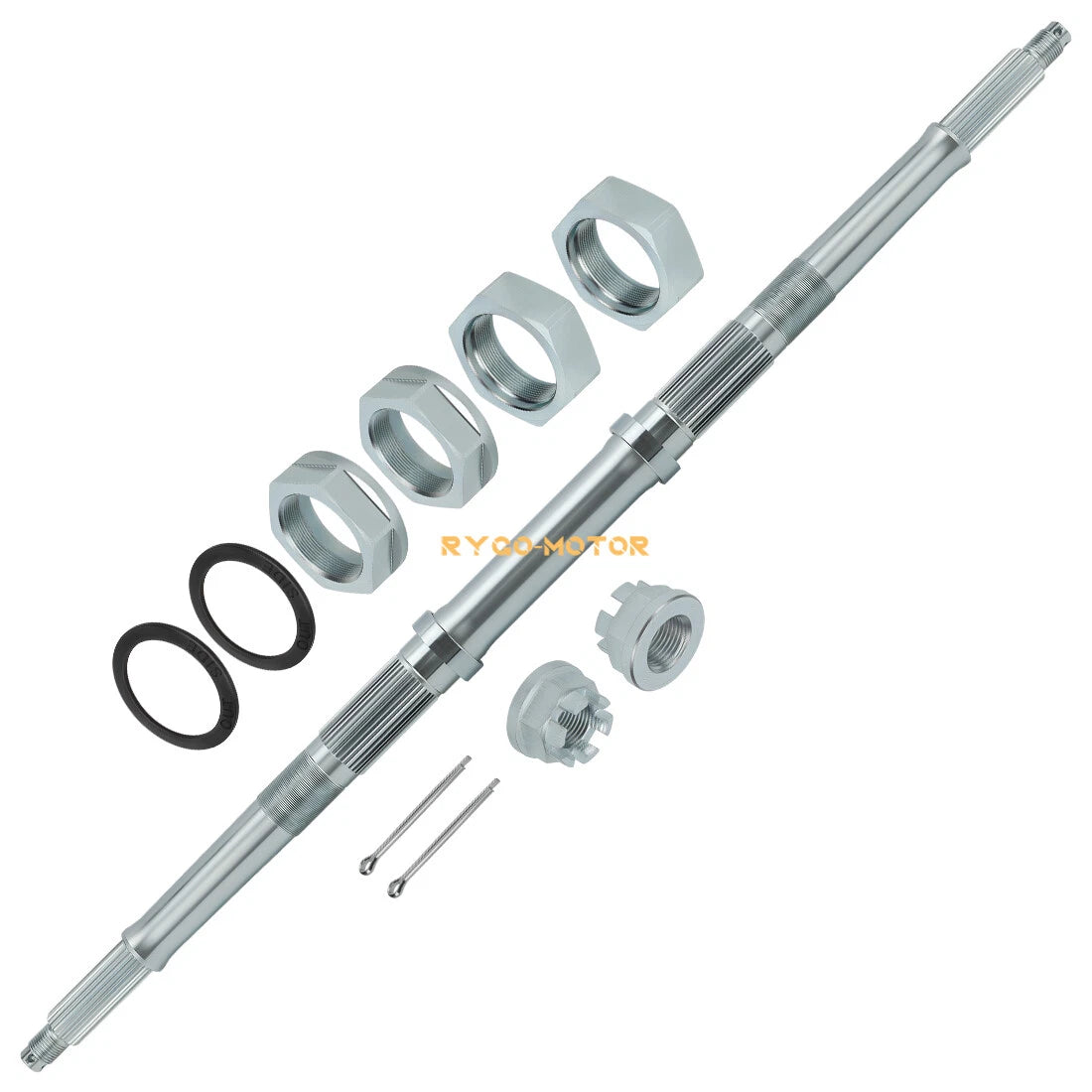 Rear Wheel Axle Shaft & Nut Pin Kit for Honda TRX300 TRX300FW (1993–2000)