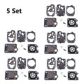 Set of 5 Carburetor Gasket Kit for ECHO CS-550P PB-500 PB-500H (Walbro K10-WLA)