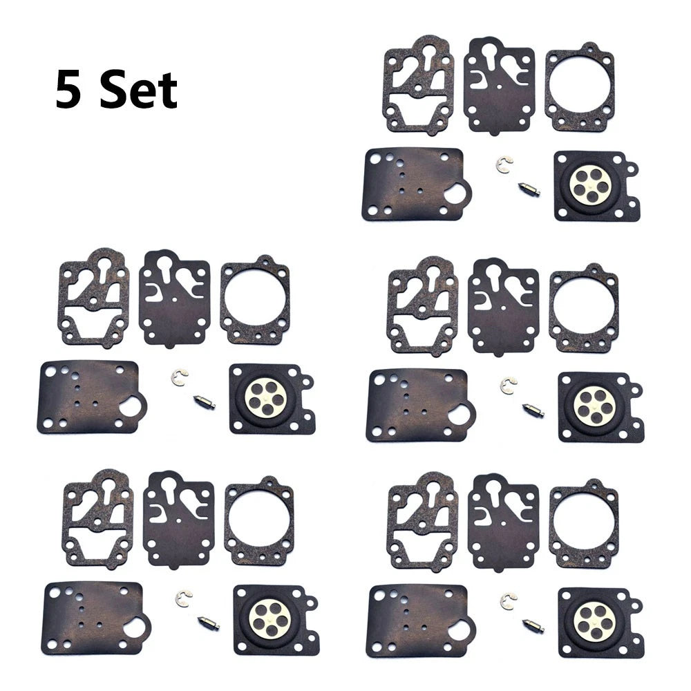 Set of 5 Carburetor Gasket Kit for ECHO CS-550P PB-500 PB-500H (Walbro K10-WLA)