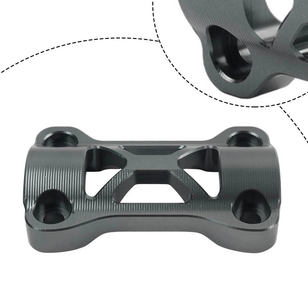 Handlebar Riser Mount Clamp Top Cover Titanium for Honda CB500X (2019–2022)