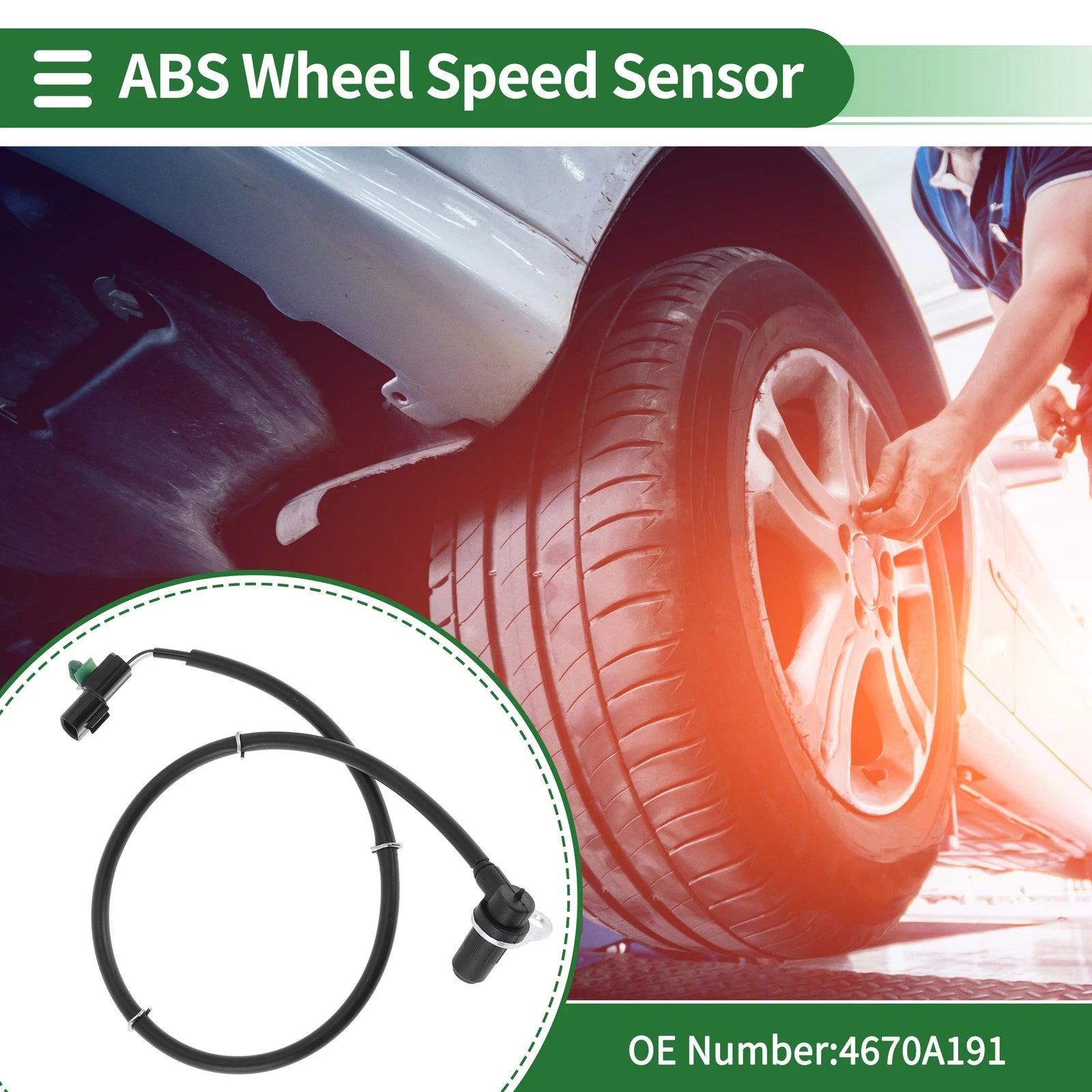 ABS Wheel Speed Sensor Replacement for Mitsubishi Pajero (2009–2016)