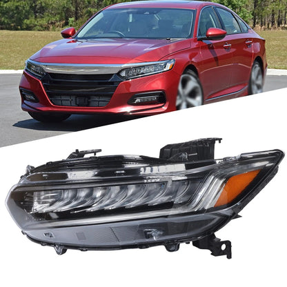 Headlight Assembly for Honda Accord Hybrid Touring (2018–2020) LED Driver/Left