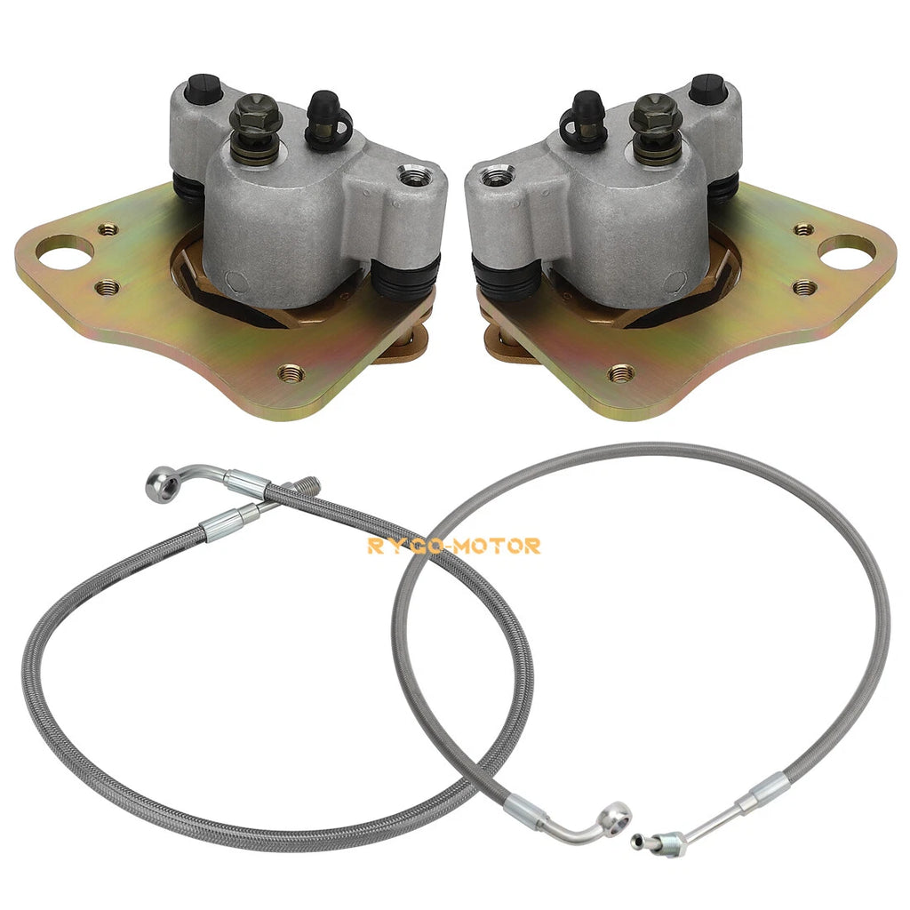Front Brake Calipers & Hose Lines for Polaris Sportsman 500 570 700 800 (2000–2023)