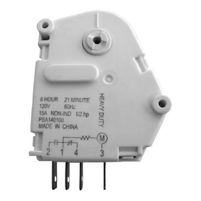 6 Hour Cycle Timer for Refrigerator (Standard Household Voltage)