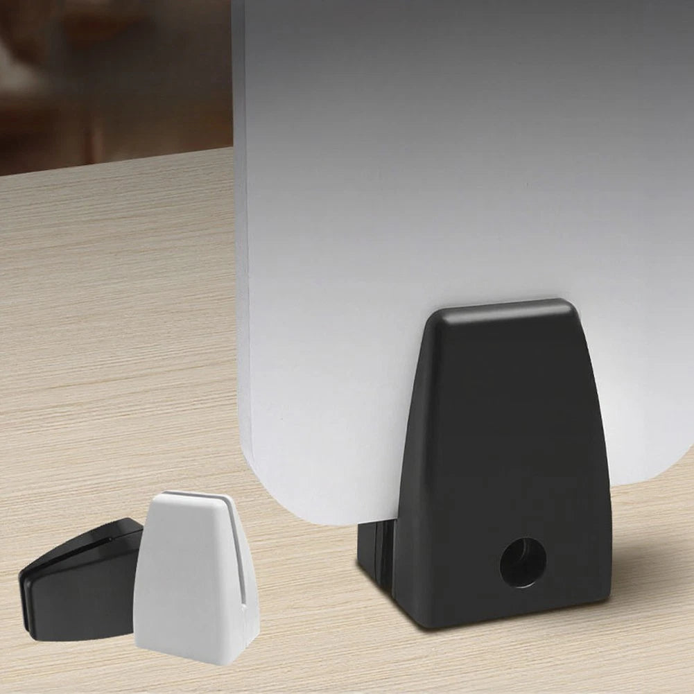 Set of 4 Lightweight Aluminum Screen Clips for Desk Partitions 61x43x34mm