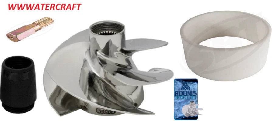 Polished Impeller & Wear Ring Set for SeaDoo RXP-X 260 (2012) - ADONIS15/21