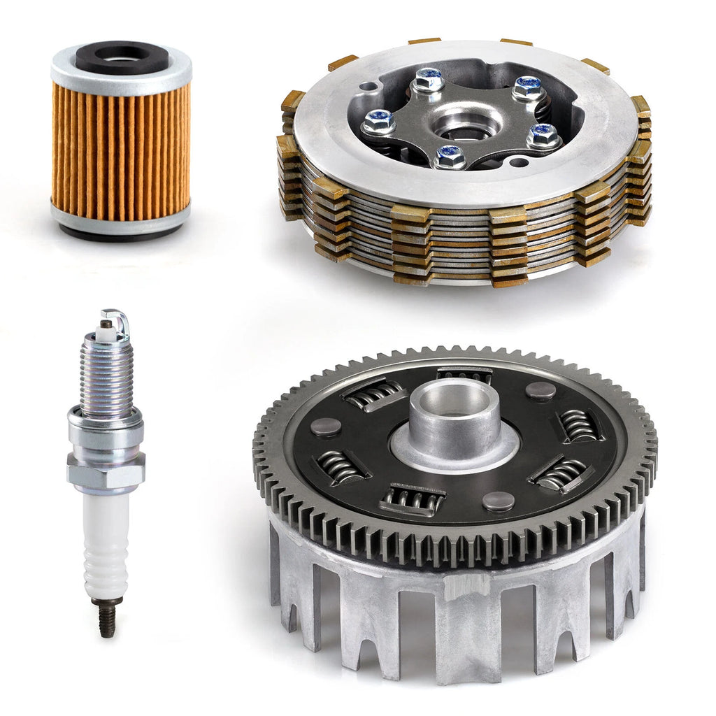 Clutch Assembly Kit & Clutch Basket for Yamaha YFM350 Warrior 350 (1987–2004)