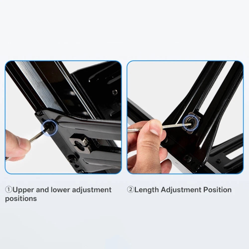 Flexible Bike Storage Solution for Adjustable Distance and Angle Settings