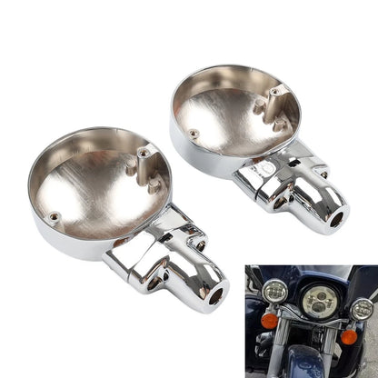 Chrome Front Turn Signal Housing Bracket for Harley Sportster Street Glide (2010–2023)