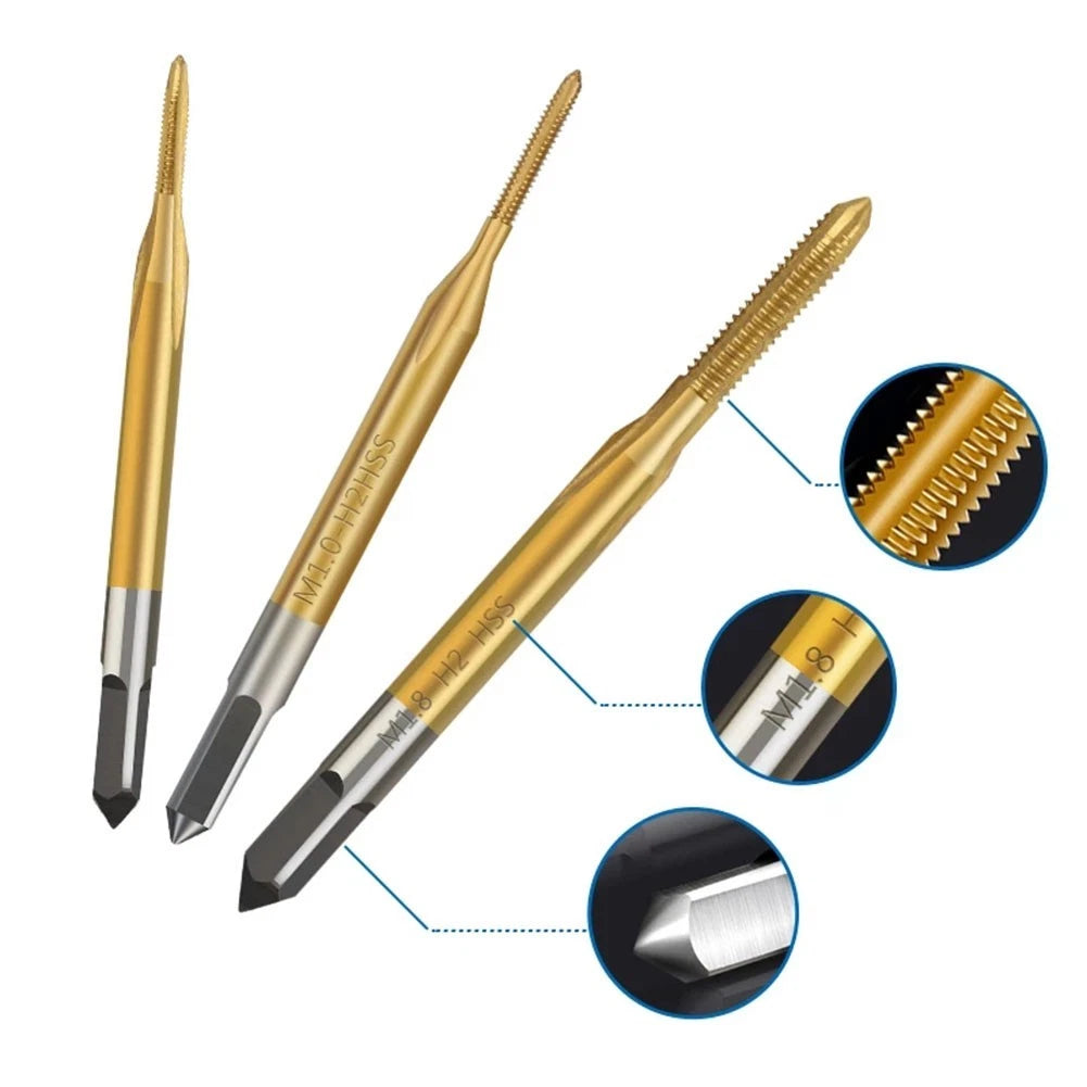 Straight Flute Thread Tap for M1 M1.8 (HSS)