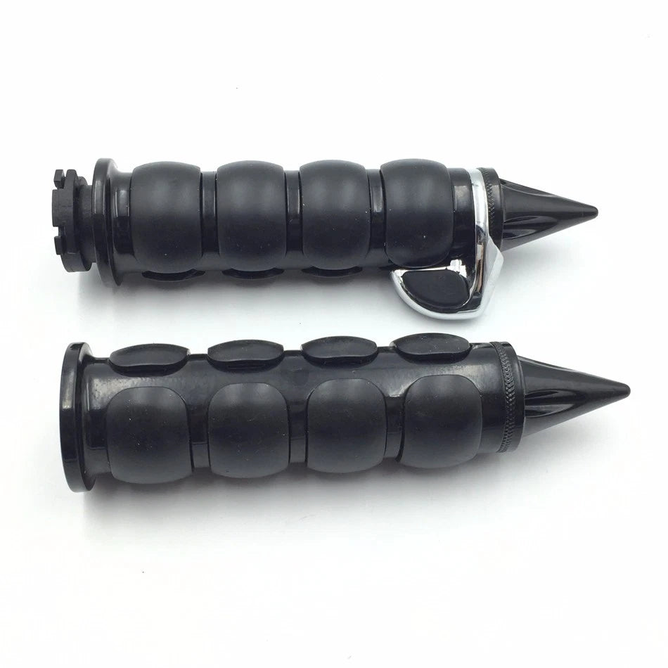 25mm Spike Handlebar Grips for Harley Softail Dyna