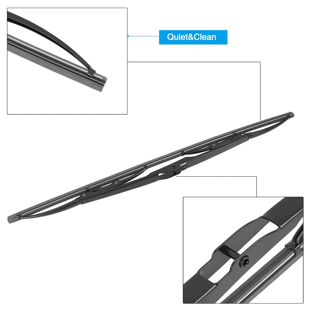 Rear Windshield Wiper Blade Arm Set 18 Inch for BMW 5 Series E39 (1995–2003)
