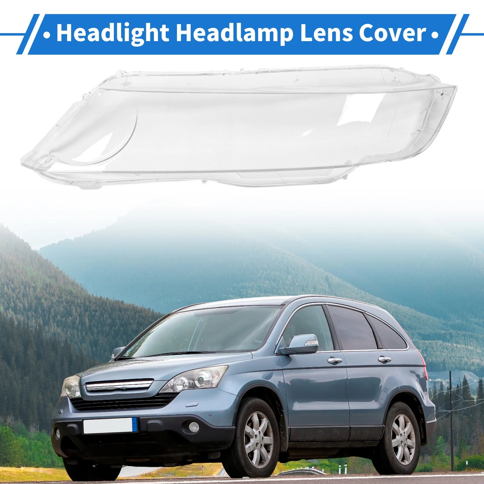 Headlight Lens Cover Front Left Replacement for Honda Odyssey (2005–2008)