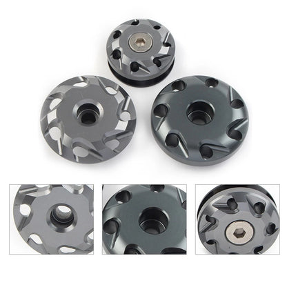 3X CNC Frame Hole Covers for Kawasaki Ninja 1000 Z1000 Z1000SX (2011–2023)