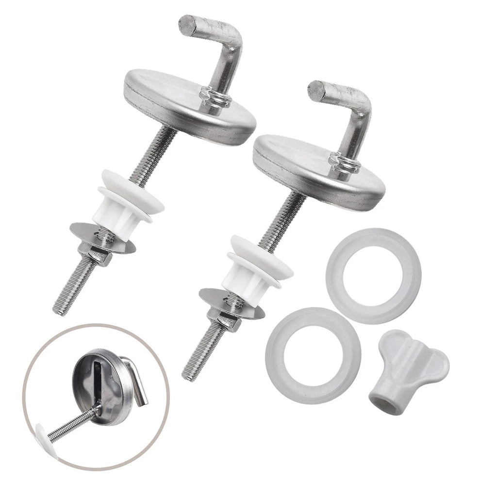 Toilet Seat Hinge Stainless Steel 2Pcs