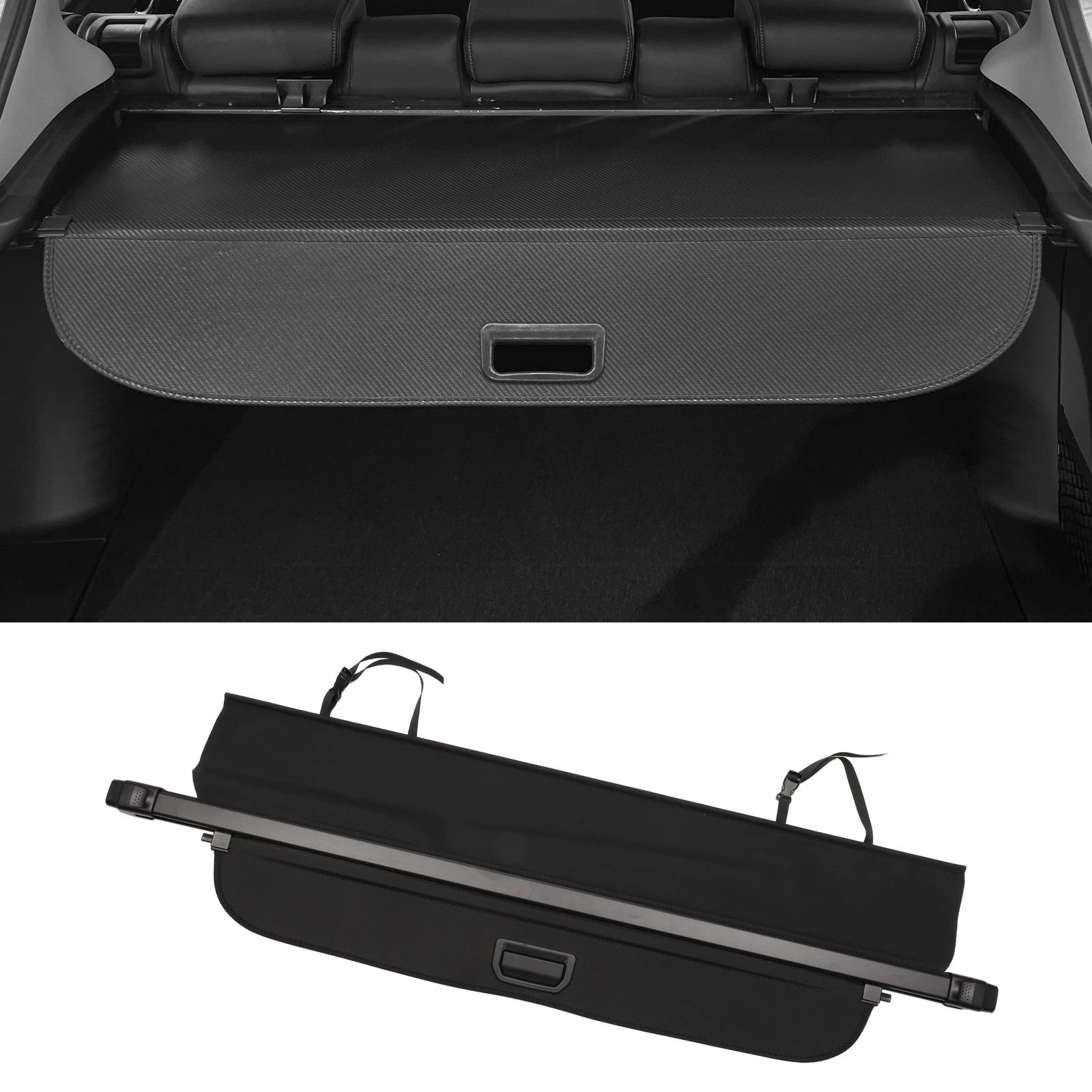 Retractable Cargo Cover for Honda CRV 2023-2024 Trunk Parcel Shelf Gloss Black