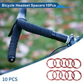 Bicycle Headset Spacers 10 Pack 5mm 28.6mm Aluminum for 1-1/8" Fork