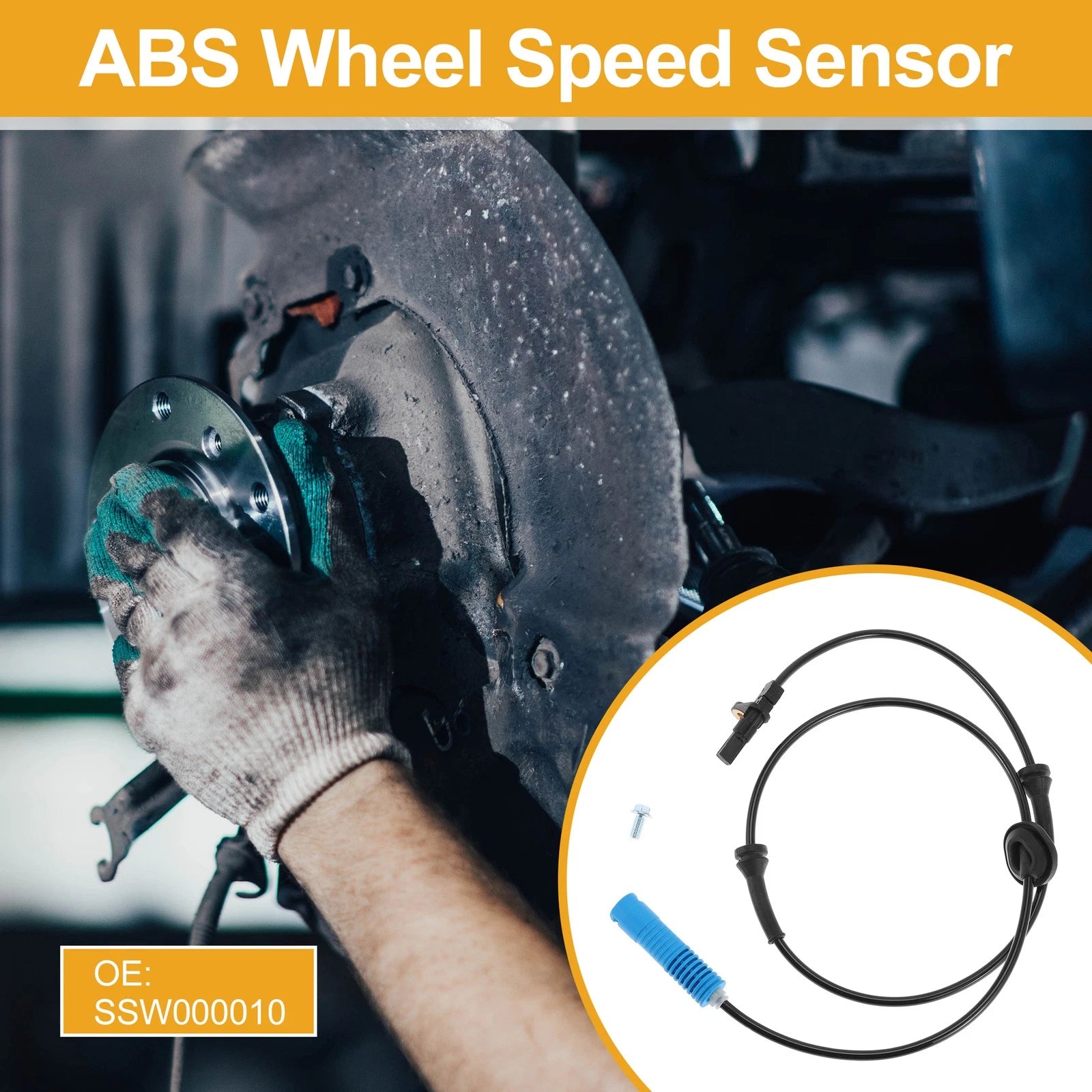 ABS Wheel Speed Sensor No.SSW000010 for Land Rover Freelander (2002–2005)
