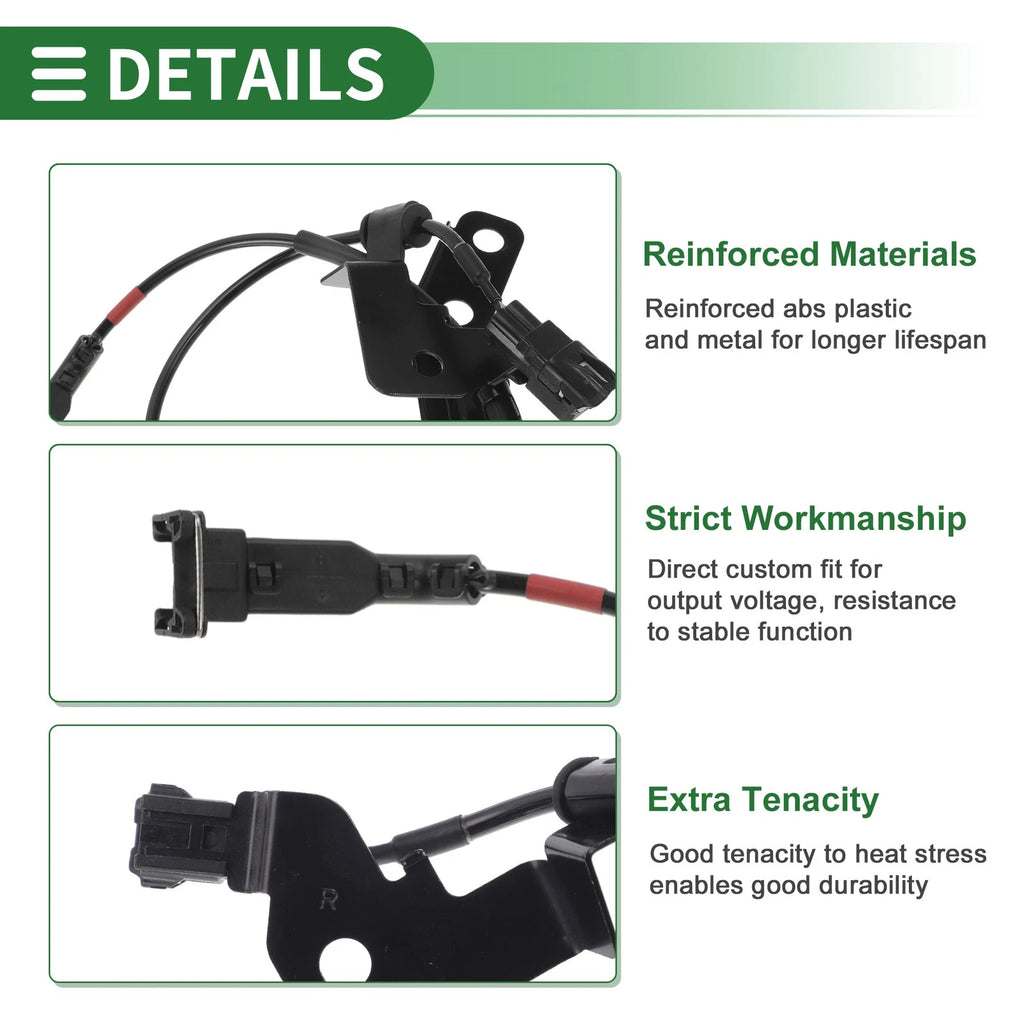 ABS Wheel Speed Sensor Replacement for Hyundai Santa Fe 2WD (2001–2006)