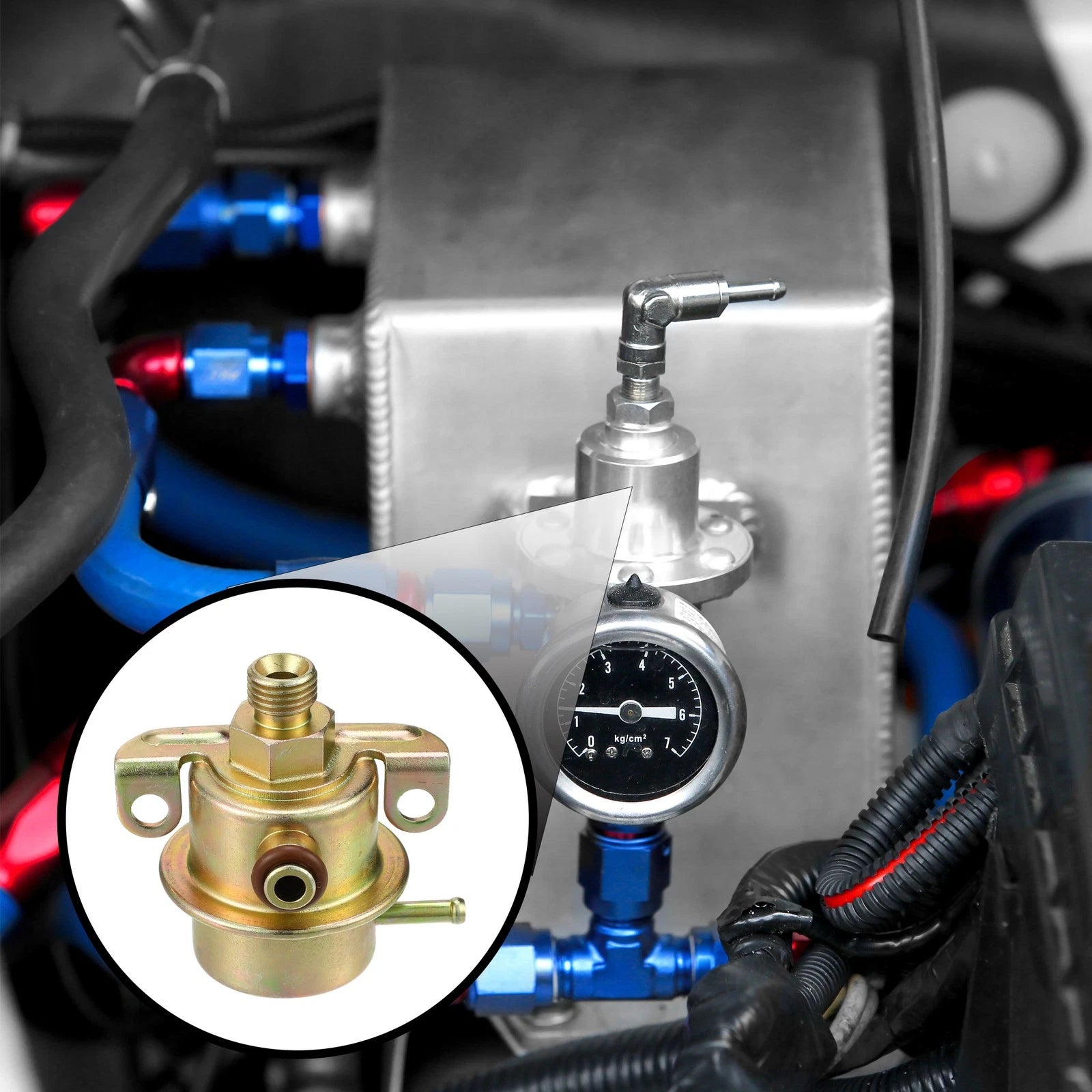 Fuel Injection Pressure Regulator for Ford Ranger (1991–1998) Bronze Tone