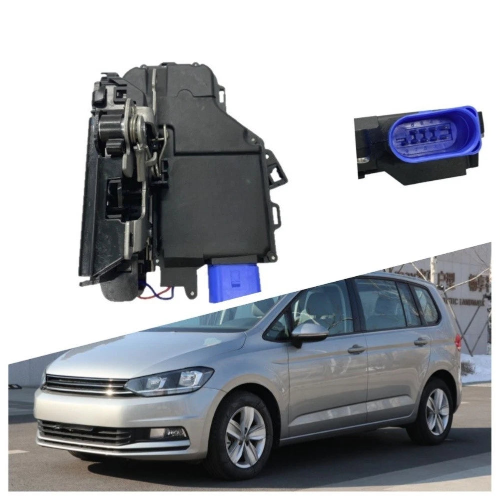 Black ABS Door Lock Block 3D4839016K Right Rear for Phaeton Touran (2003–2010)