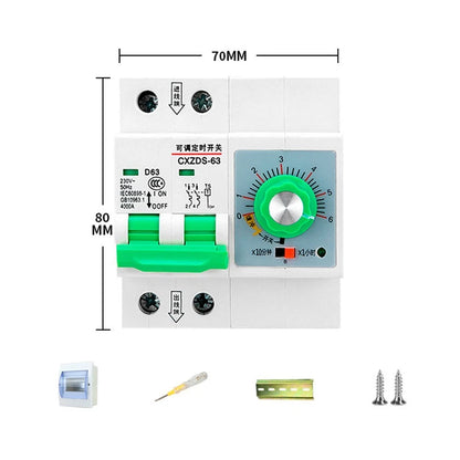 Adjustable Mechanical Time Switch for High Power Usage