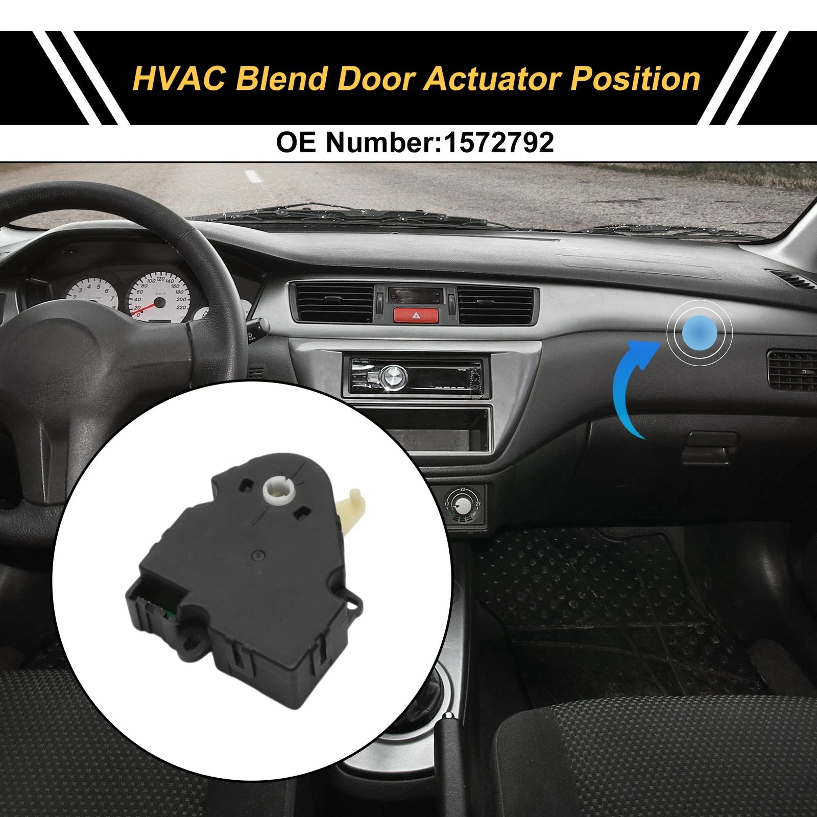 HVAC Heater Blend Door Actuator Replacement for Chevrolet Venture (2005–2005)