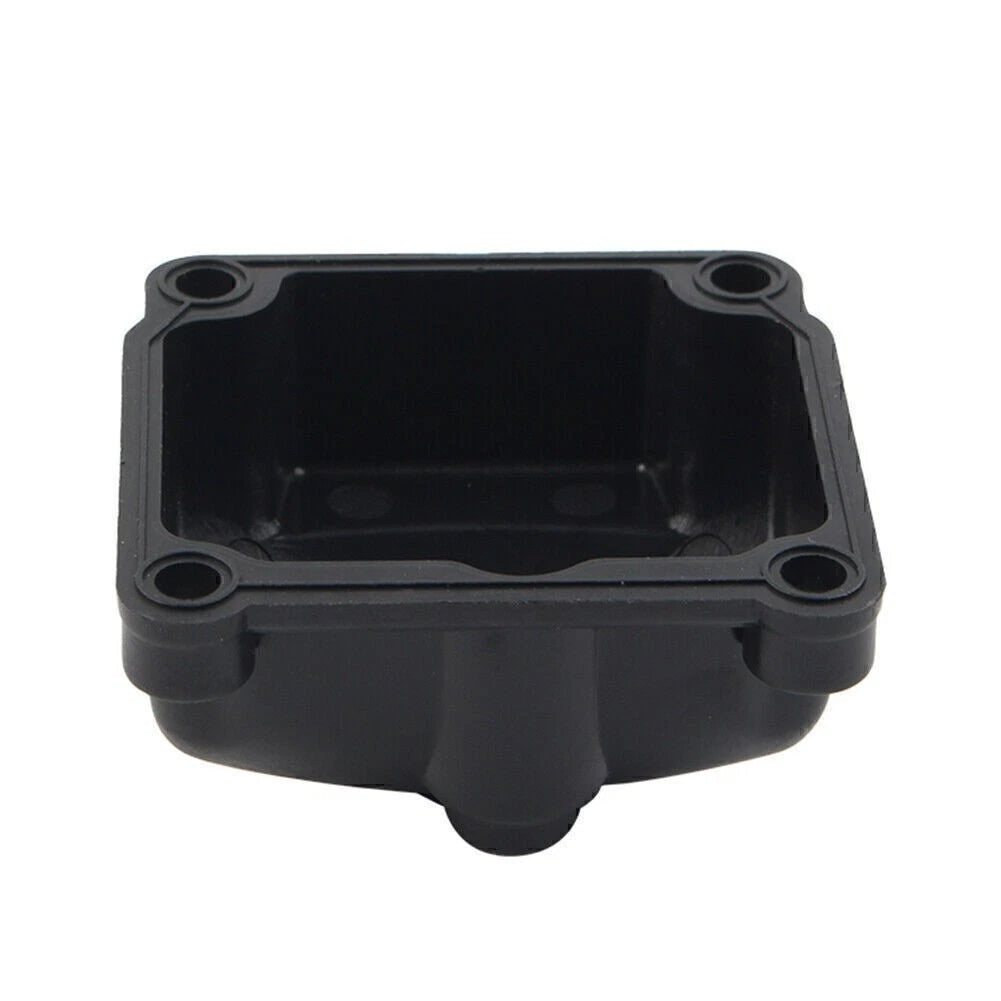 Carburetor Float Bowl Chamber for PHBG 50cc (Transparent, Black Plastic)