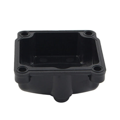 Carburetor Float Bowl Chamber for PHBG 50cc (Transparent, Black Plastic)
