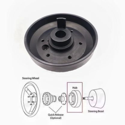 Includes Mounting Screws Steering Hub Adapter For Aftermarket Installation