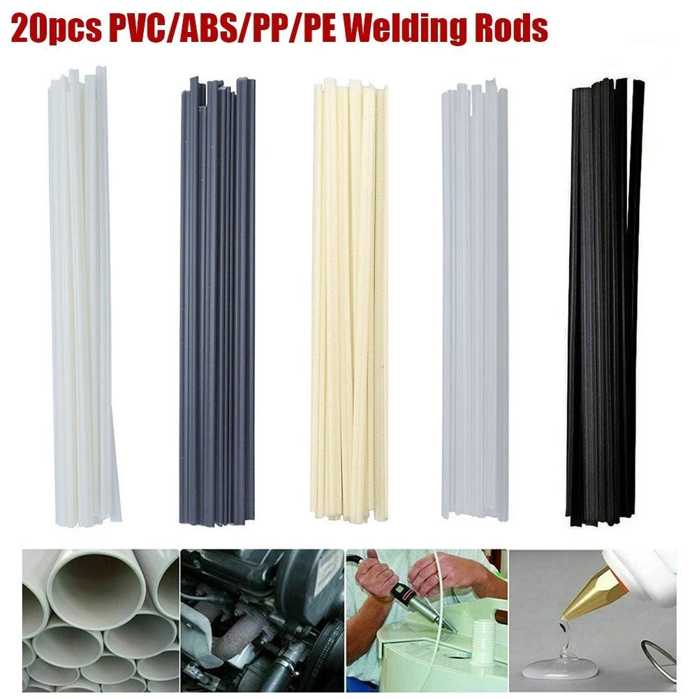 20pcs Plastic Welding Rods for Bumper Repair (ABS/PP/PVC/PE)