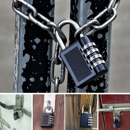 4-Digit Combination Padlock for Doors