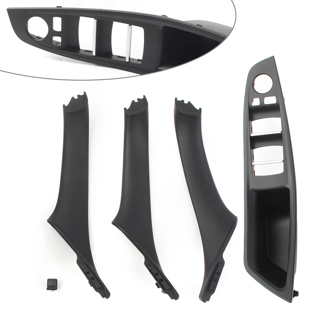 Inner Window Switch Armrest Panel Door Handle Kit for BMW 5 Series (2010–2017)