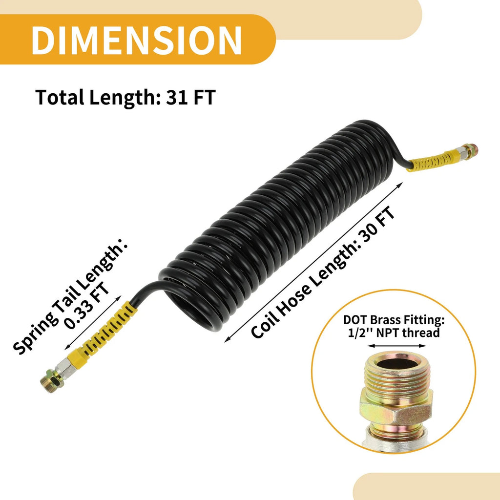 Air Brake Hose for 34 Circle