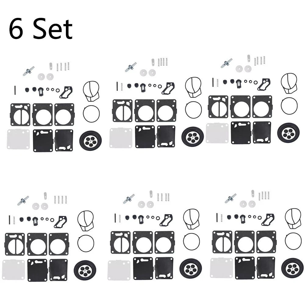 Set of 6 Carburetor Rebuild Kits for SeaDoo 650 717 787 800 (1996–2002)