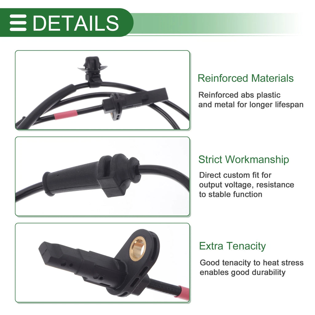 ABS Wheel Speed Sensor Replacement Left Front for Hyundai Sonata (2005–2010)