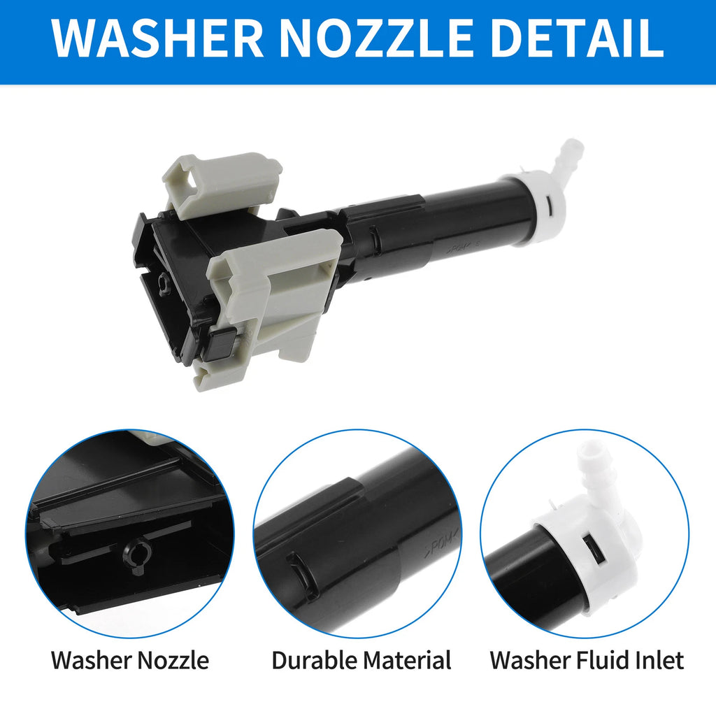 Front Driver Side Headlight Washer Nozzle for Mazda 6 (2012–2018) No.GHR45182Y