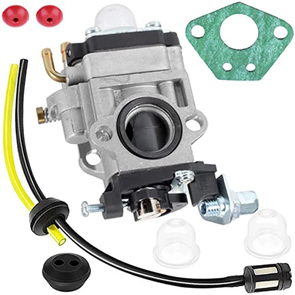 15mm Carburetor for 50cc 52cc Lawn Mowers (Includes Gasket & Kit)