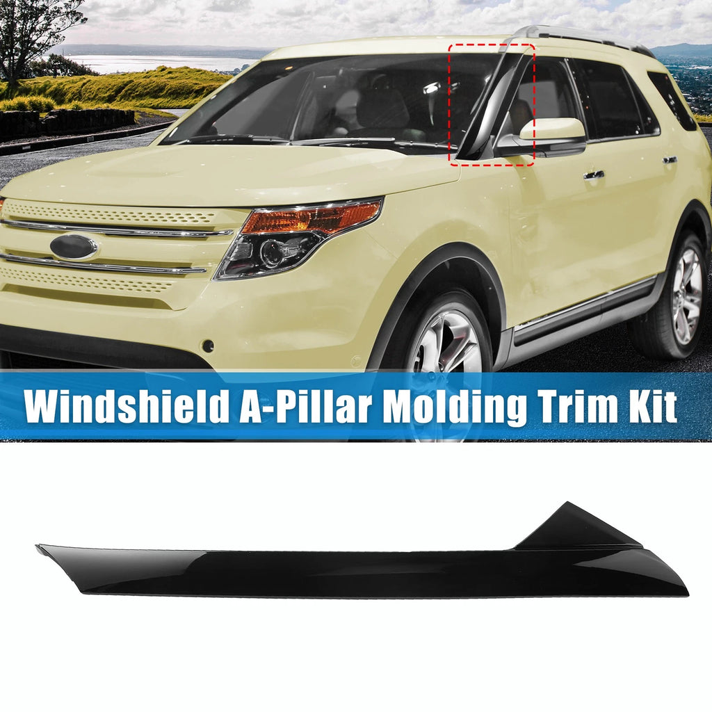 Windshield A-Pillar Trim Panel Driver Side Replacement for Ford Explorer (2011–2019)