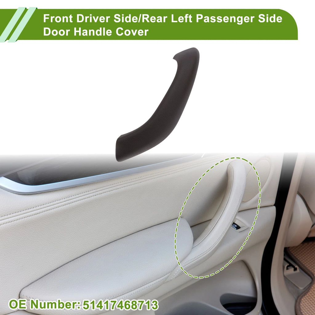 Door Panel Handle Pull Trim Cover Replacement for BMW X1 F48 (2016–2022)