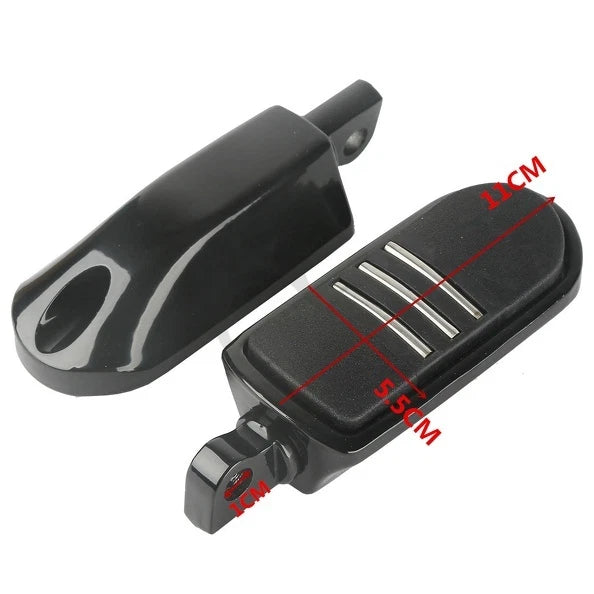 Black Pegstreamliner Footpegs for Harley Electra Glide, Road King