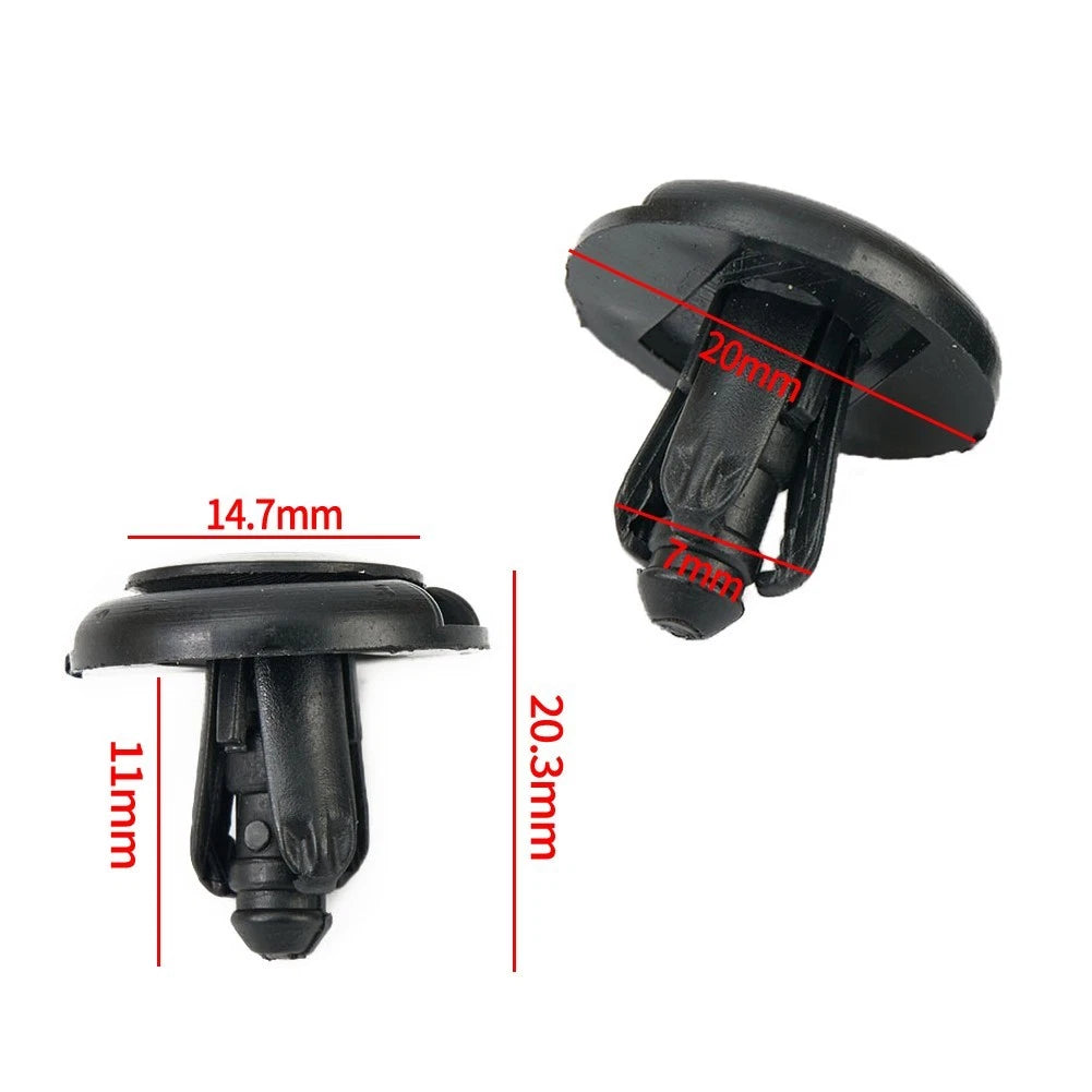 Panel Fastener Clips for Bumper Mudguard Splash Shield (2010–2020)